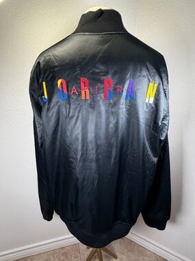 Nike Air Jordan DNA Men’s Satin Jacket - Size Large